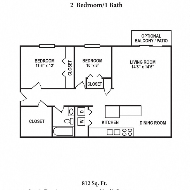 Floorplan - Concord Woods Apartments