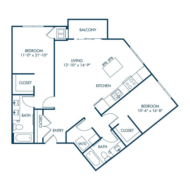 Floorplan - Parker Station Flats