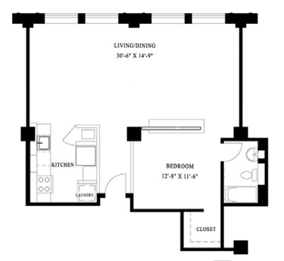 Floorplan - Jemison Flats
