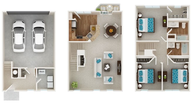 Floorplan - Townes at Village Center