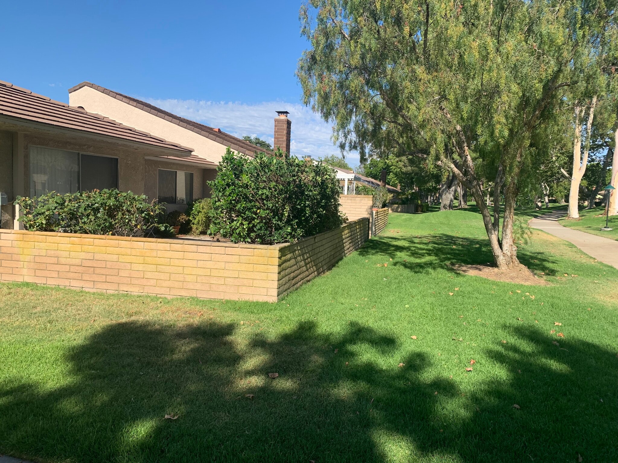 rear patio & community greenbelt - 5146 Maple