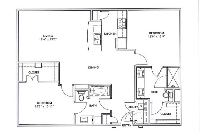 Floorplan - Cypress at Trinity Groves II