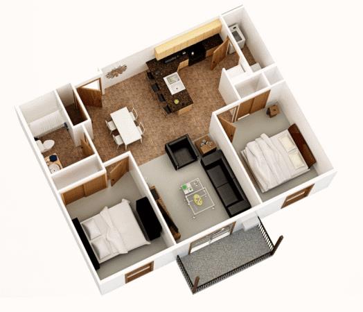 Floorplan - Roosevelt West Apartments