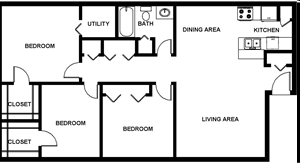 3BR/1.5BA - River Oaks