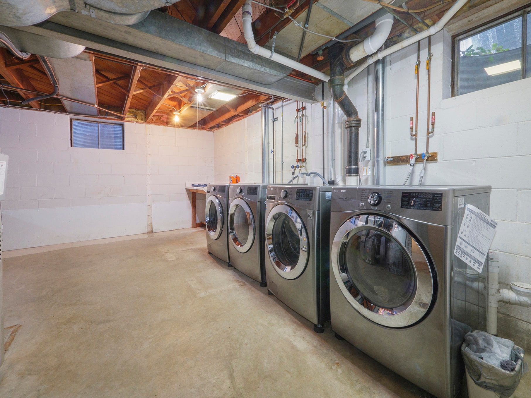 Basement laundry - 516 Berkley Ave