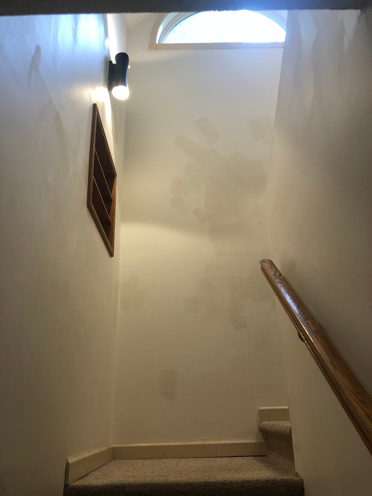 Living Room Staircase - 120 Courtyard Ln