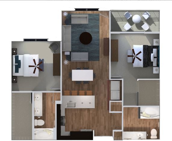 Floorplan - The Royale at CityPlace