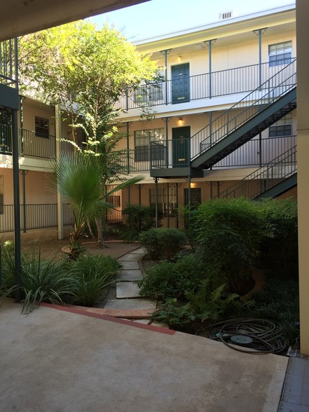 Courtyard - 1400 Rio Grande Apartments