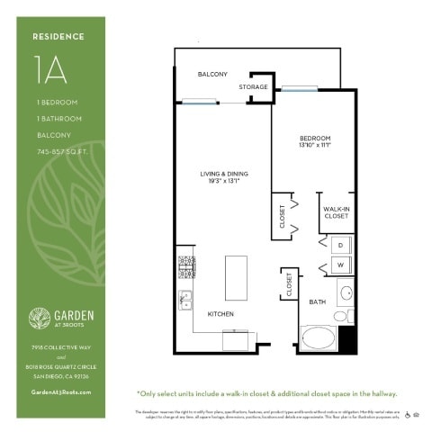 Floorplan - Garden at 3Roots