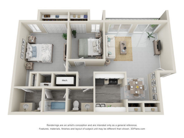 Floorplan - Sizemore Creek Apartments