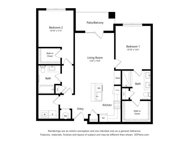 Floorplan - Meridian at Rogers Branch