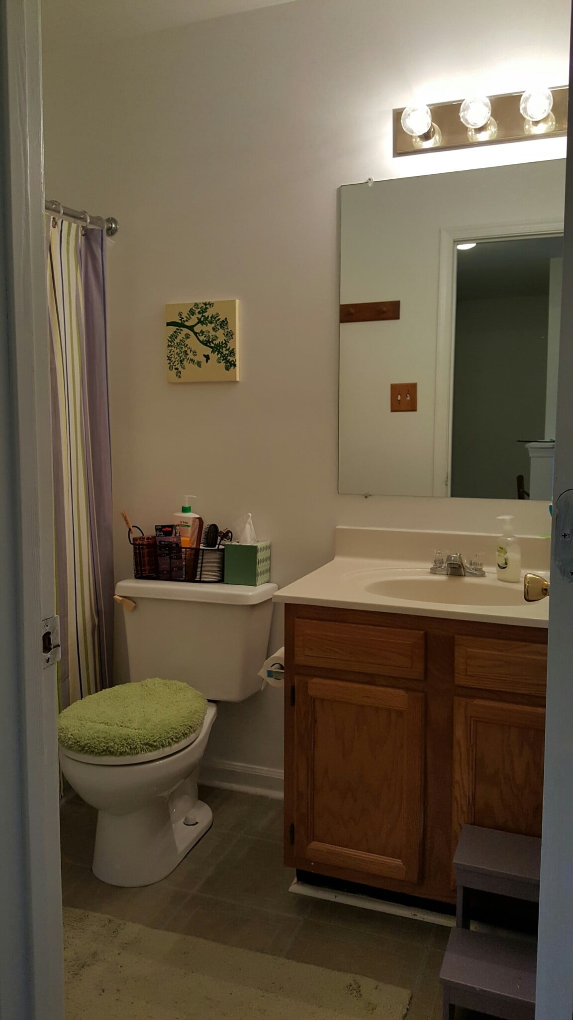 Upstairs full bath - 433 Riverside Ave