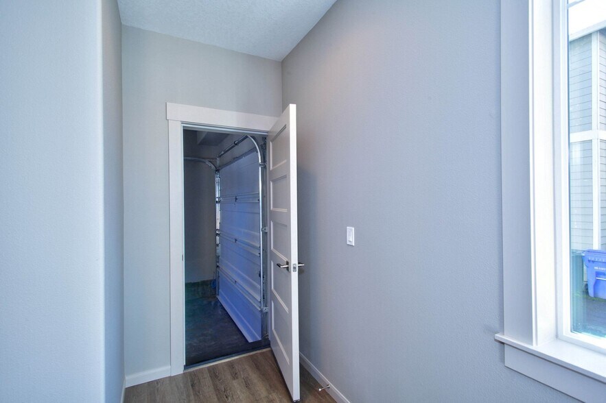 Garage is attached - 9424 N Macrum Ave