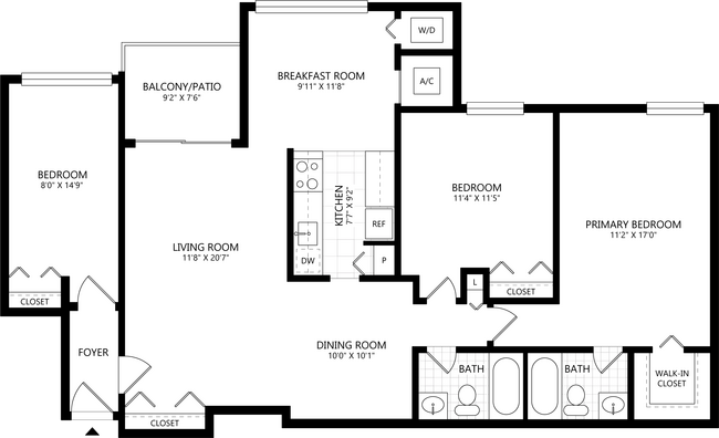 Floorplan - PeachTree of McLean