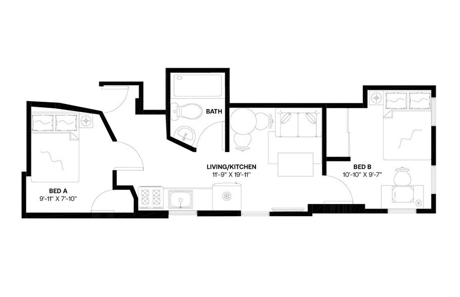 Building Photo - Room in Shared 2 bed/1 bath home