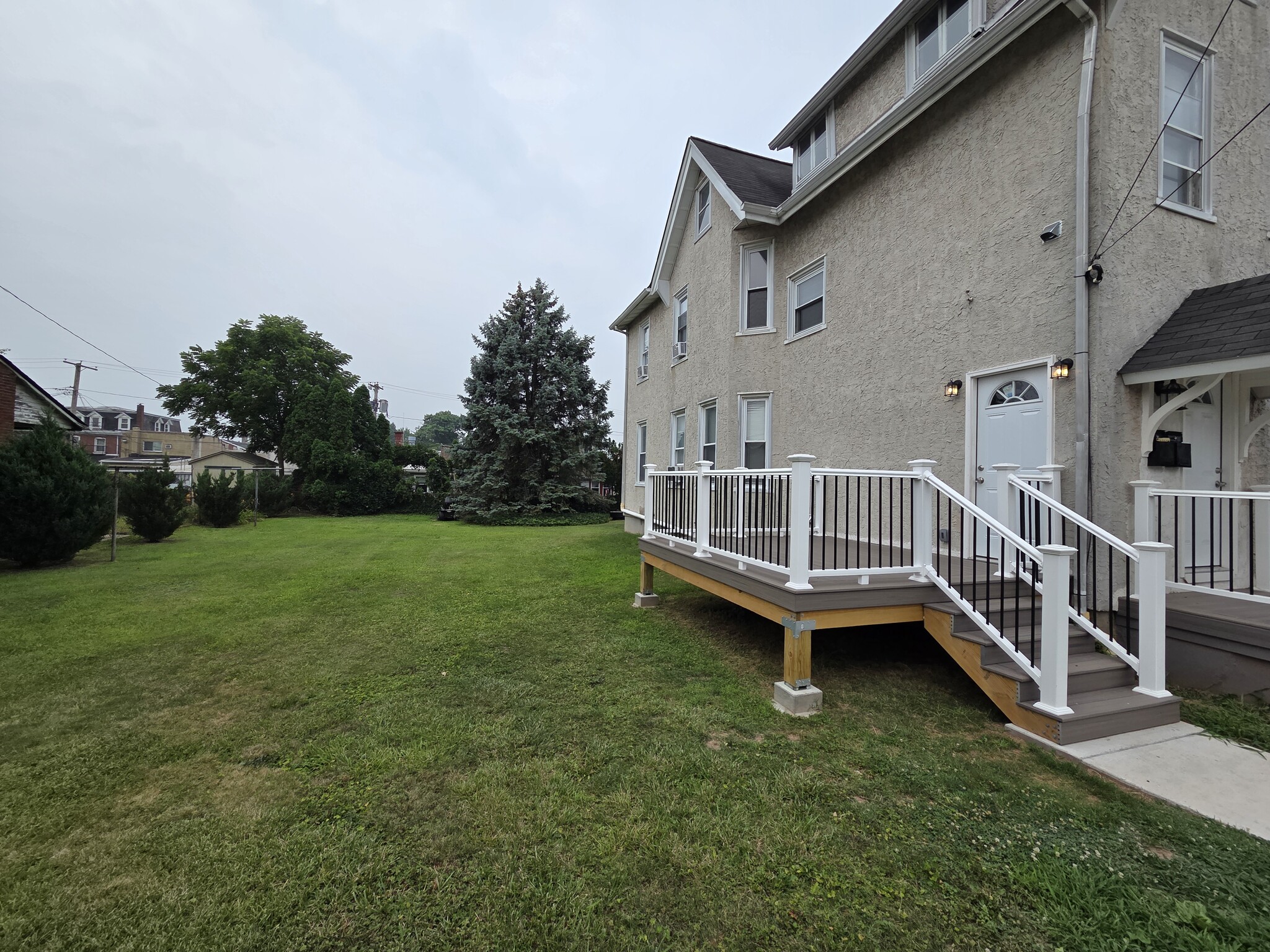 Large yard off deck - 146 E 2nd St