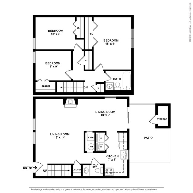 Floorplan - Woodbridge Apartments