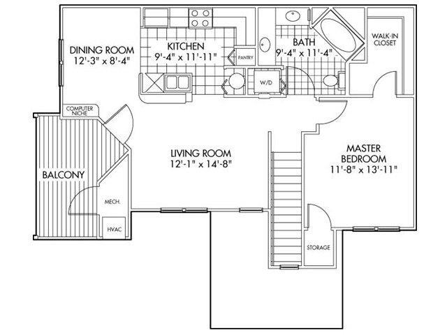 Floorplan - Farmington Lakes Apartments