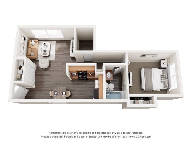 Twin Cedars East_1 Bed_Upper Level.jpg - Twin Cedars