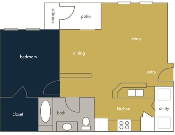 1BR/1BA - The Meadows at Bentley