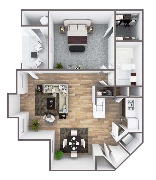 Floorplan - Emerald Place Apartments