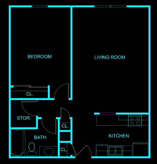 1BR/1BA - Richmond Green Apartments