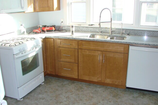 View of stive and cabinets - 713 Orchard St