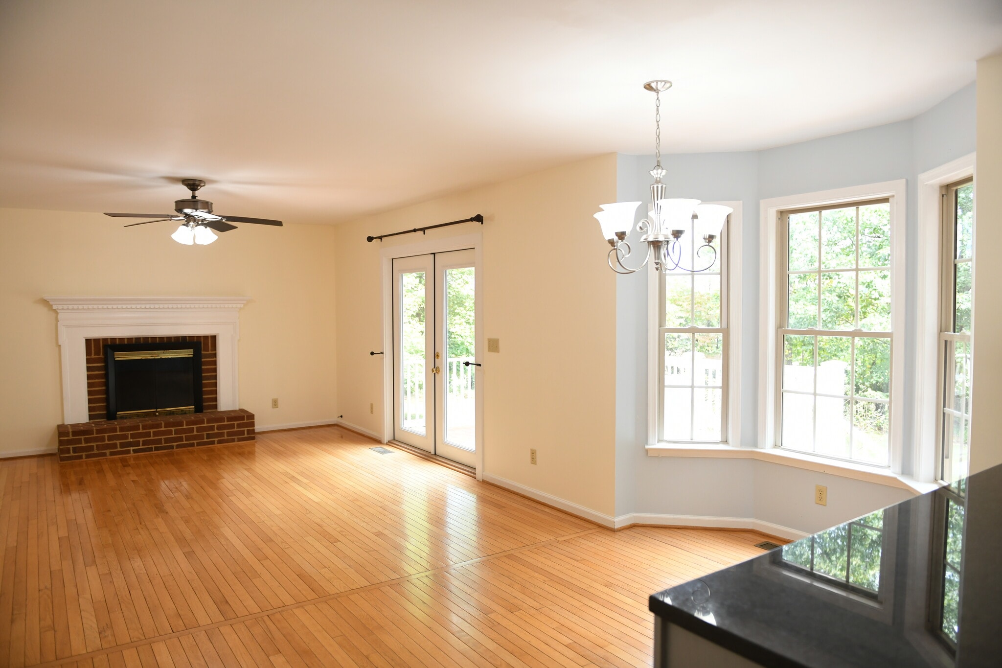 Living room with fireplace - 19295 Briar Patch Dr