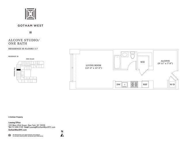 Floorplan - Gotham West