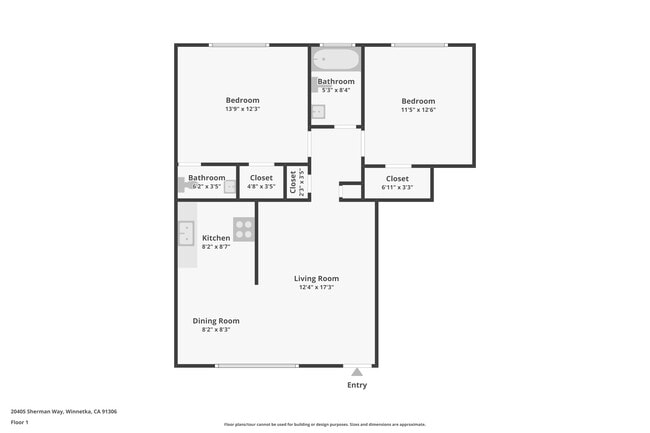 Floorplan - Shermanair Apartments
