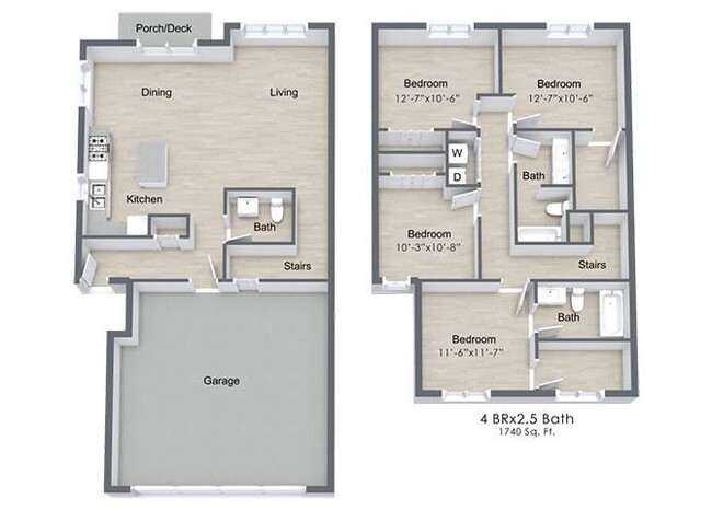 Floorplan - Medina Townhomes