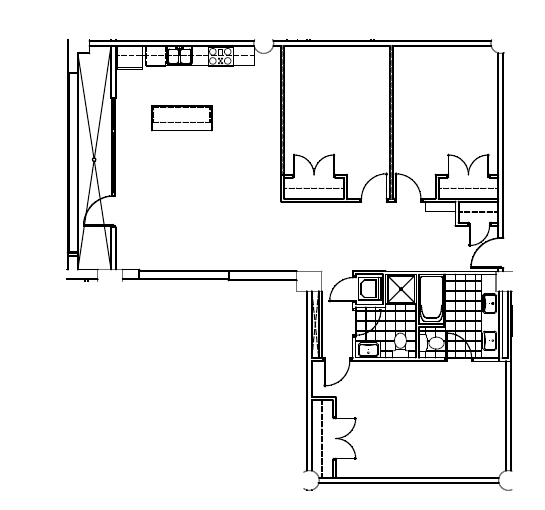 2BR/2BA - Chesapeake Lofts