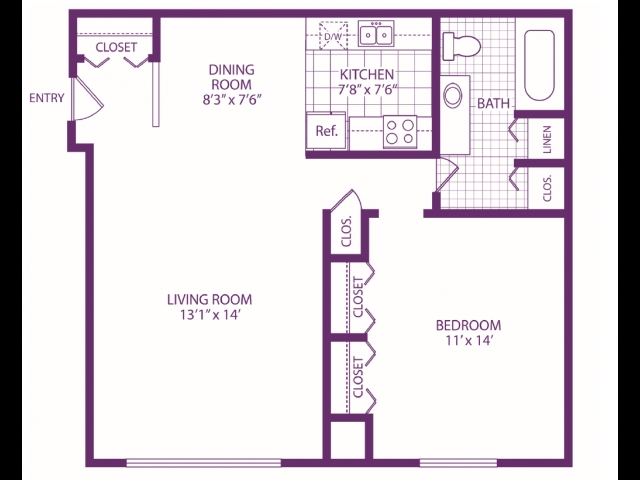 1BR/1BA - Midtown Square Apartments