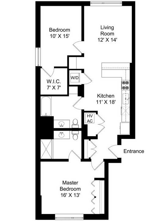 Floorplan - 851 West