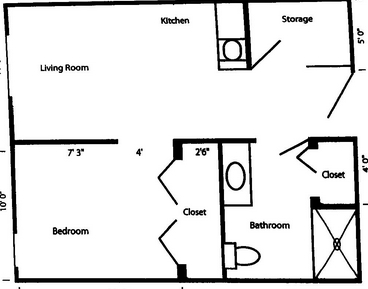 1BR/1BA - Colony Court