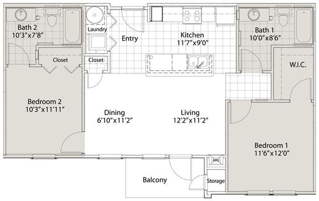 Floorplan - Golden Bamboo Village III Senior