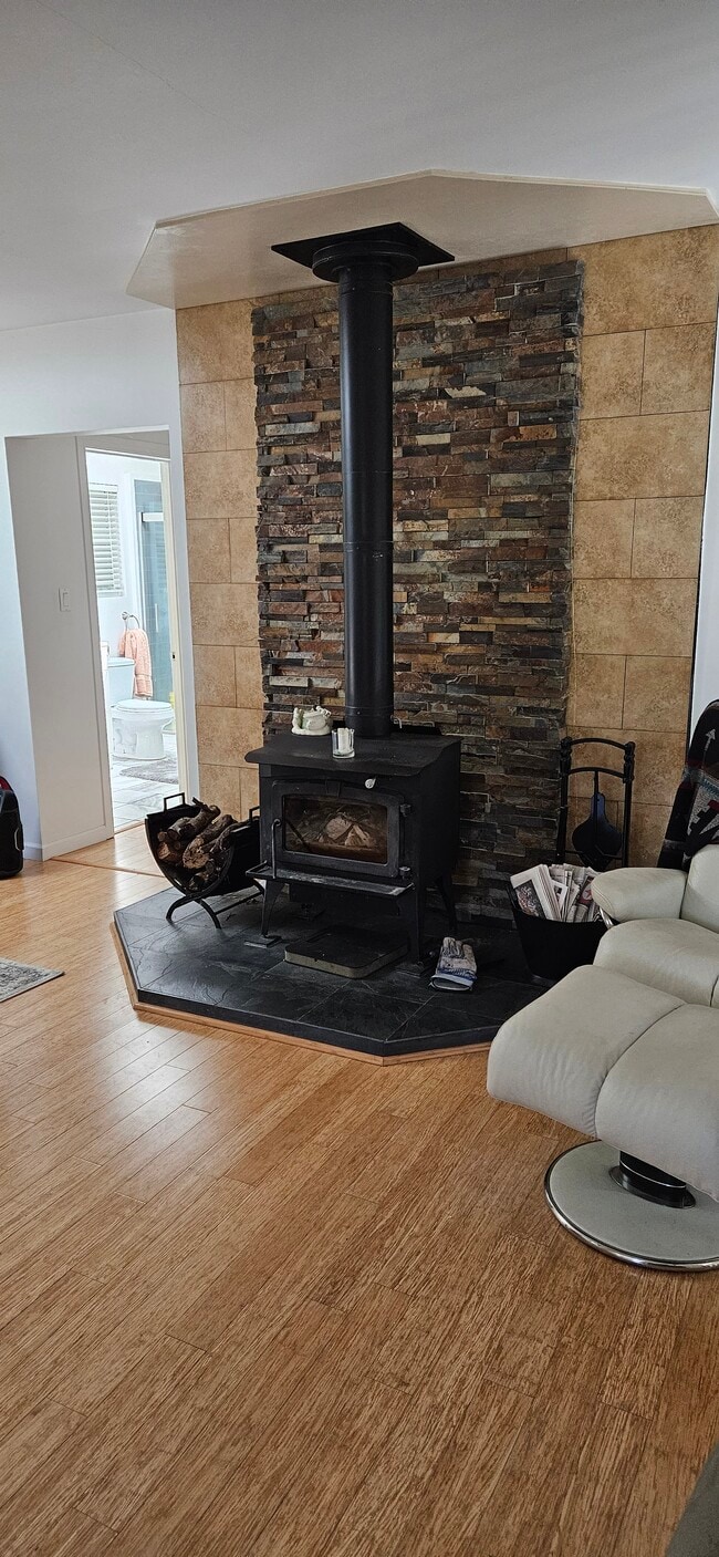 Wood stove - 20894 Waveview Dr