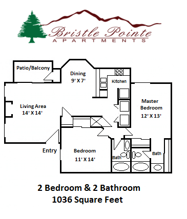 Floorplan - Bristle Pointe Apartments