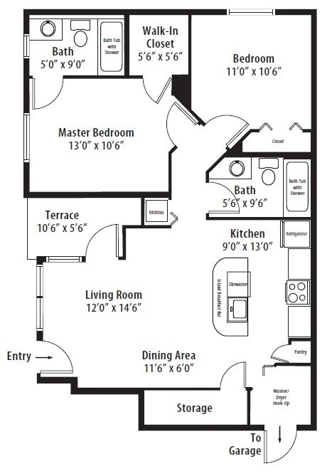 Floorplan - Springs at Live Oak