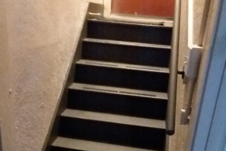 Stairs to unit - 509 E Myrtle St