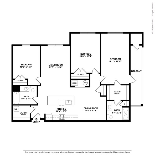 Floorplan - Snowden Creek Apartments, 62+