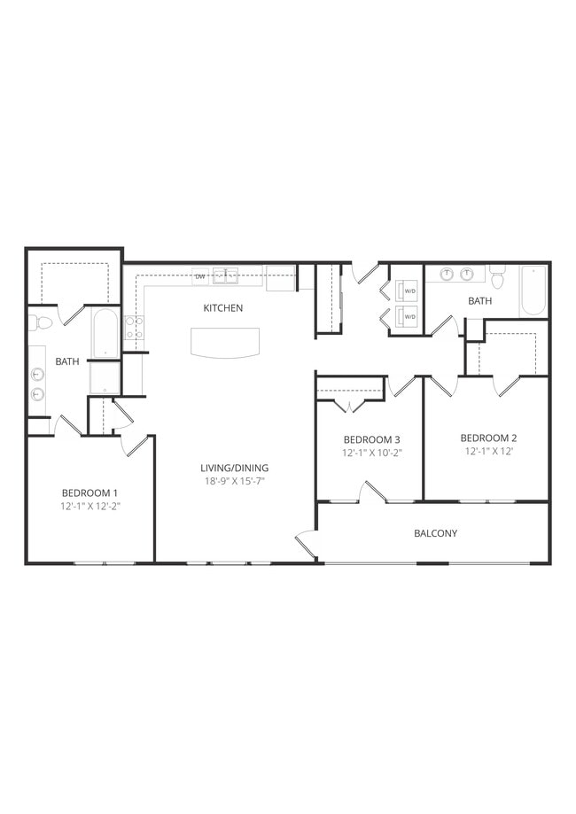 Floorplan - Lofts at Watters Creek Apartments