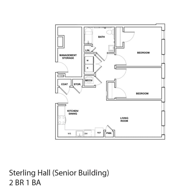 Floorplan - Foundry Square Apartments