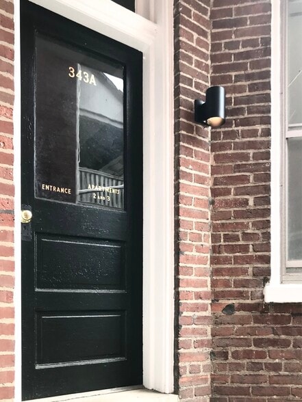 Side Entrance to units 2 & 3 - 343 College Ave
