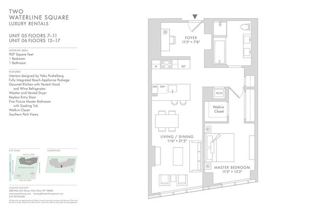 Floorplan - Waterline Square