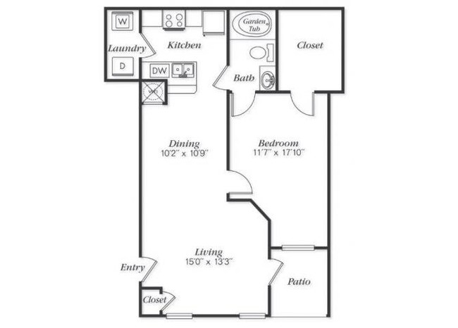 Floorplan - Villas at Carrington Square