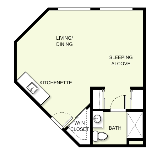 Studio - The Fairmont Independent Senior Living