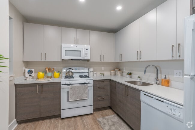 2BR, 1BA - 881SF - Kitchen - Lehigh Flats