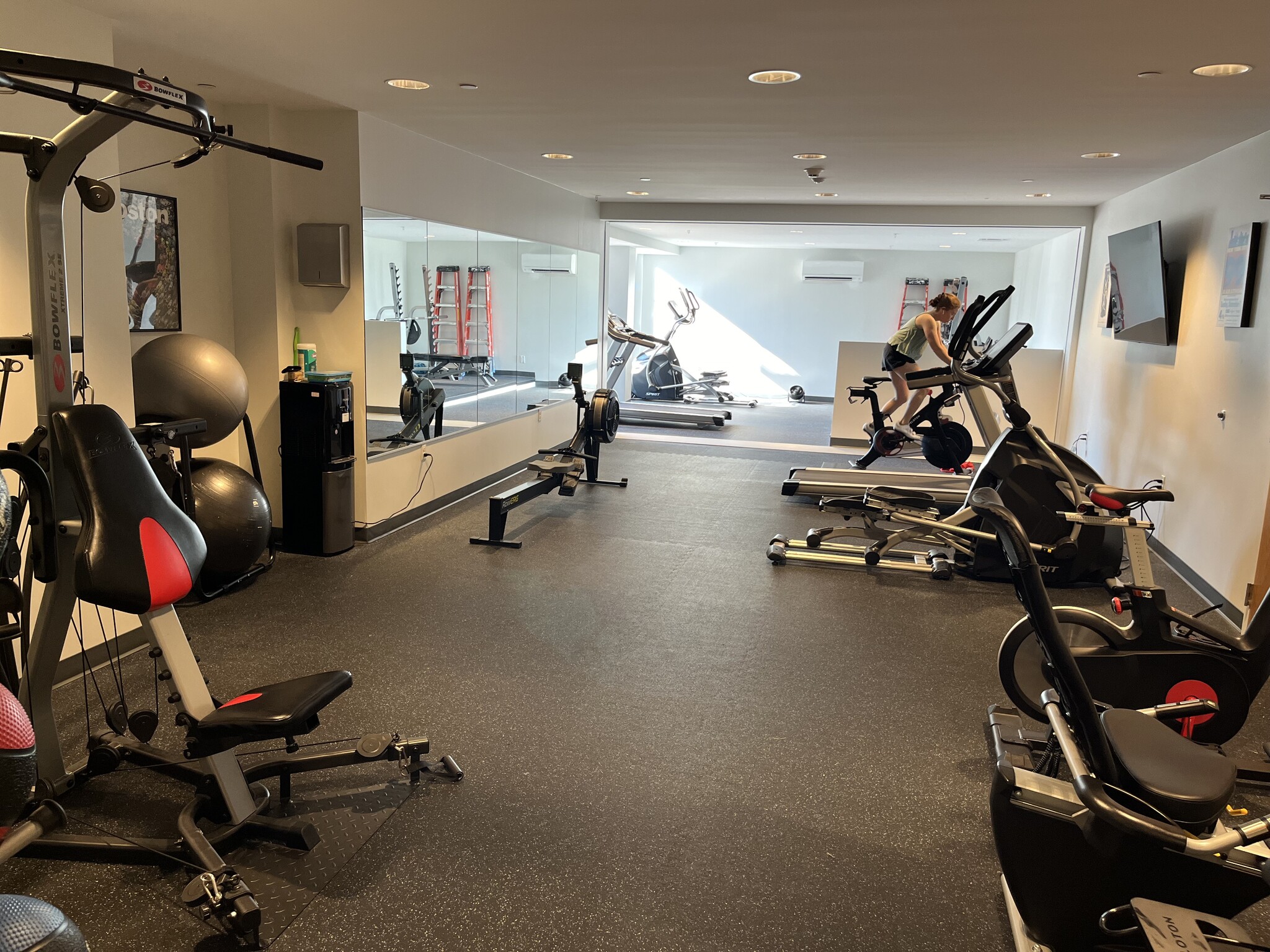 The newly expanded workout facilty - 387 Commercial St