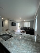 View from Kitchen - granite counter top/snack bar - 140 Hill St